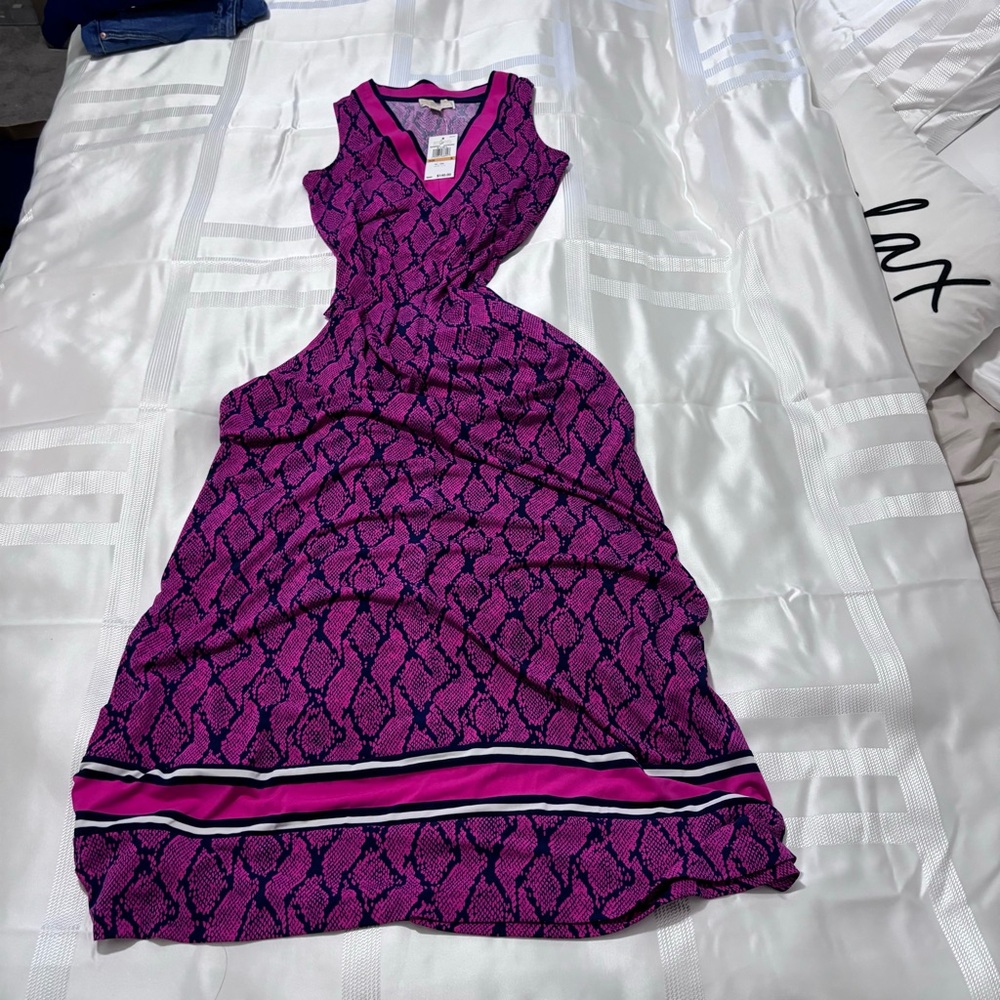 Michael Kors Navy and pink dress